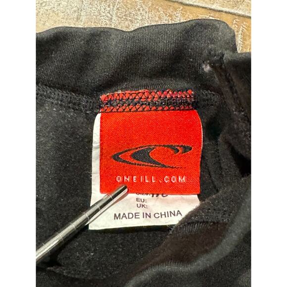 O'Neill Kid's Black Thermo Short Sleeve Crew Rash Vest - Size M - Picture 7 of 9